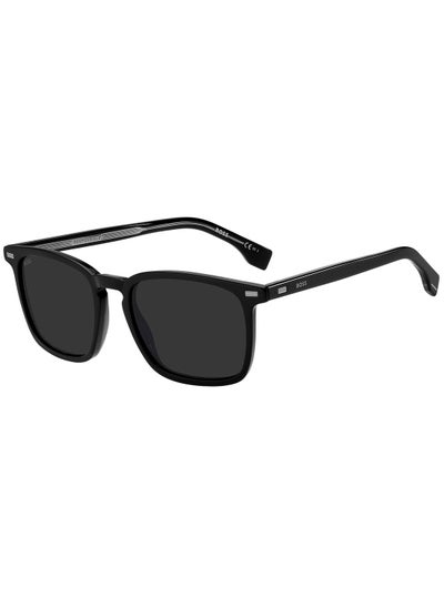 اشتري Men Rectangular Sunglasses BOSS 1364/S BLACK 53 في الامارات