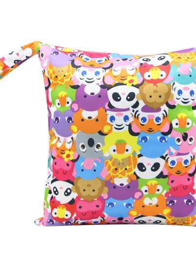 Buy Cartoon Cute Print Stroller Hanging Bag Multi-functional Diaper Storage Bag Diaper Pad Hanging Bag in UAE
