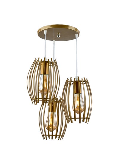 Buy Champaign Oval Ceiling Lamp 3 Lamp 3Rc1203 in Egypt