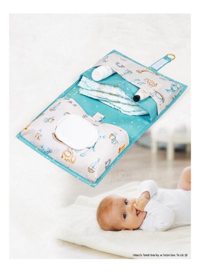 Buy Portable diaper care bag size 44 x 24 cm in Saudi Arabia