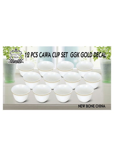 Buy 12-Piece Cawa Cup Set in UAE