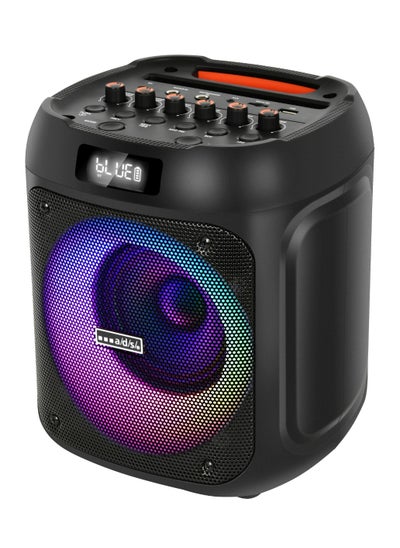 Buy 5 Inch Portable Speaker wiht 1 Wireless Mic (05D) in UAE