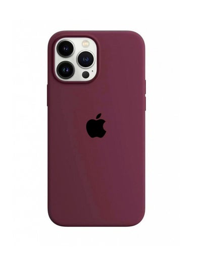 اشتري iPhone 14 Pro Max Silicone Protective Case For iPhone 14 Pro Max 6.7 Inch Soft Liquid Gel Rubber Cover Shockproof Thin Cover Compatible For iPhone 14 Pro Max Burgundy في الامارات