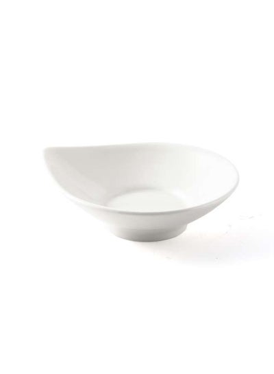 Buy Ivory Porcelain Sauce Dish 10 cm in UAE