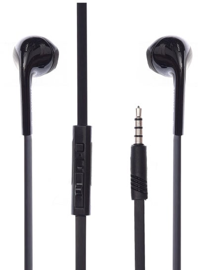 Buy ST-03 Wired Stereo Earphone Handsfree In-Ear 3.5mm Jack headset earbuds- Black in Egypt