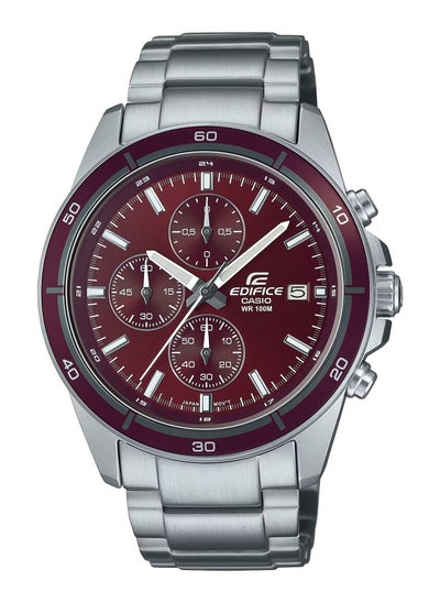 Buy Edifice Water Resistant Analog Quartz Stainless Steel EFR-526D-5CVUDF in UAE