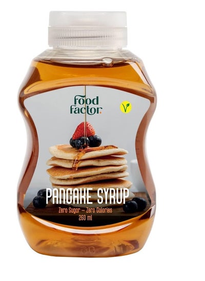 اشتري Food factor pancake syrup zero sugar 260 ml في الامارات