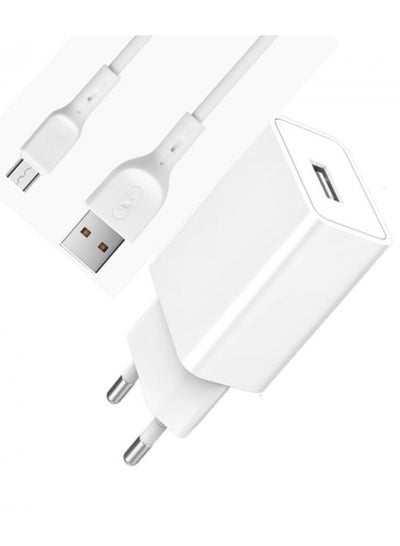 Buy Fast Charging Adapter Charger 2.4A With Micro-USB Cable in Egypt