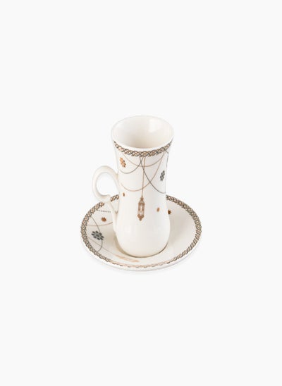 اشتري Rosa Farha Tea Set 6 pcs|Suitable Ramadan and Eid Decoration & Celebration|Perfect Festive Gift for Home Decoration in Ramadan, Eid, Birthdays, Weddings. في الامارات