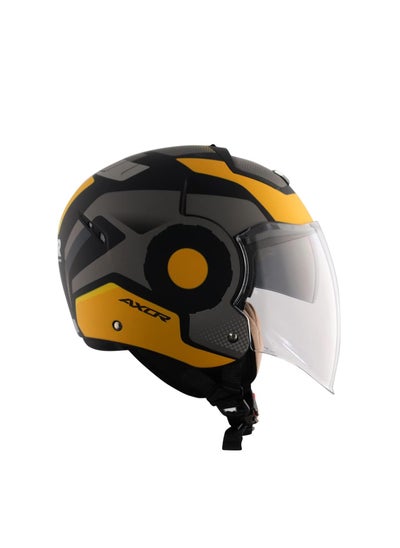 اشتري Axor Striker Ultron Dull Black Yellow Helmet في الامارات