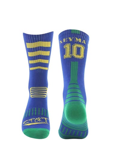 اشتري Sweat-absorbing, Odorproof, And Non Slip Football Sports Socks في الامارات