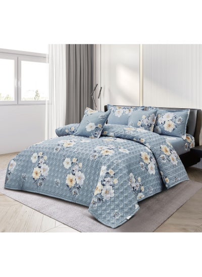 Buy Quilt set, one person, consisting of 4 pieces, polyester comforter, size 170 by 220 cm in Saudi Arabia