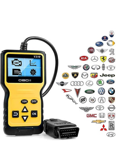 Buy Car Trouble Code Reader OBD2 Scanner Engine Diagnostics V310 Car Code Reader and Vehicle Car Engine Trouble Diagnostic Code Scanner Tool for All Cars in Saudi Arabia