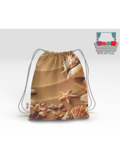 Buy beach drawstring bag multicolor waterproof in Egypt