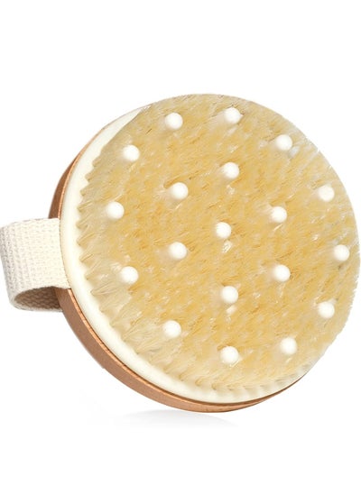 Buy Body Brush for Wet or Dry Brushing - Gentle Exfoliating for Softer in UAE