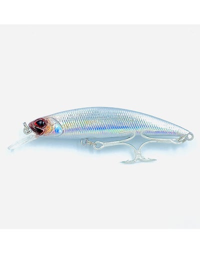 Buy Oakura Brute Fishing Lure BKK Triple Hook - 90mm Length, 19g Weight, Vibrating Sinking Action, Low Air Resistance Design, 10 Mesmerizing Colors in UAE