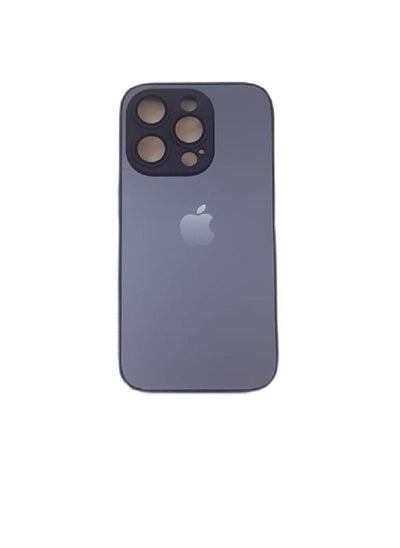 Buy AG Glass MagSafe Phone Case with Glass Lens Protection for iPhone 12 Pro Deep Purple in UAE