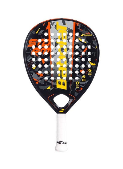 Buy Padel Racket Storm 150114 Color Black Yellow Orange in Saudi Arabia