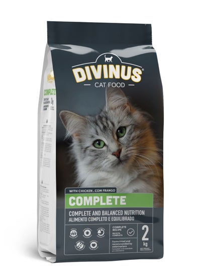 Buy Adult Cat Dry Food Complete Flavor 2kg in UAE