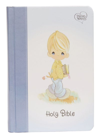 اشتري NKJV, Precious Moments Small Hands Bible, Hardcover, Blue, Comfort Print : Holy Bible, New King James Version في الامارات