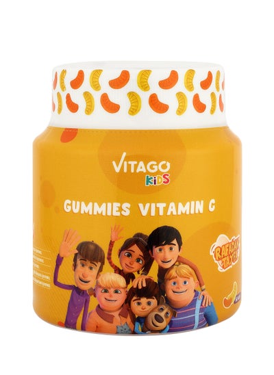 اشتري Kids Vitamin C Gummies, Supports Immunity, Supports Immunity, Energy, Natural Fruit Flavor - 60 Gummies في الامارات