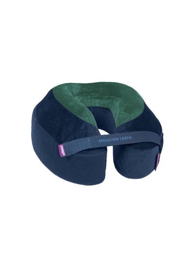 اشتري Evolution Earth Pillow - Eco-Friendly Memory Foam Neck Pillow with Chin & Neck Support - Terra Green في الامارات