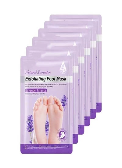 Buy Foot Peel Mask 6 Pack Foot Spa Foot Care For Women Peel Mask With Lavender For Men And Women Feet Peeling Mask Exfoliating Callused Foot Mask Peel Foot Mask For Dry Dead Skin Remove Dead Skin in UAE