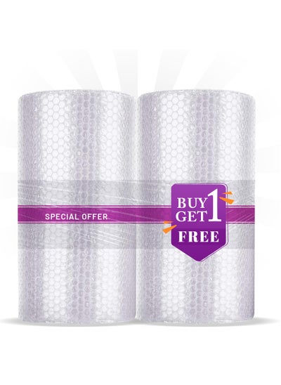 اشتري Bubble Wrap Roll 30 cm x 10 m Packing Bubble Roll Air Bubble Cushioning Wrap Roll for Packaging Fragile Items, Shipping, Mailing, Packing and Moving Supplies في الامارات