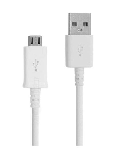 Buy Micro USB Data And Sync Charger Cable Compatible with Android (White, 1M) in Egypt