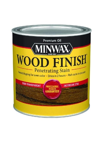 Buy Wood Finish Oil-Based Quick Drying Penetrating Stain Jacobean 0.5pt 227504444 in Saudi Arabia