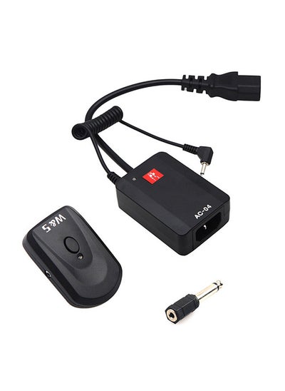 Buy Wireless Trigger System with Transmitter Receiver 4 Channels with 3.5mm to 6.35mm Adapter for Photography Studio Flash Light in Saudi Arabia