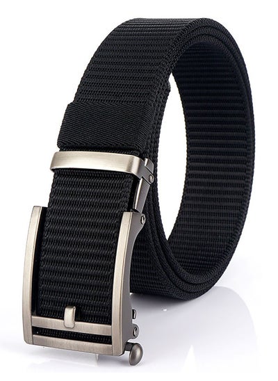 اشتري Belts for Men, Slides Men, Ratchet Belt Nylon Web, KASTWAVE Web Nylon Belts for Men Adjustable Automatic Slide Click Ratchet Golf Belt في السعودية