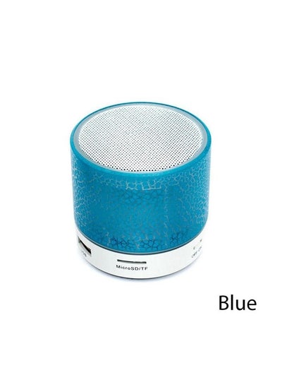 Buy Wireless Bluetooth SpeakerA9 Dazzling Crack LED Wireless Bluetooth Waterproof U-Disk TF Card in UAE