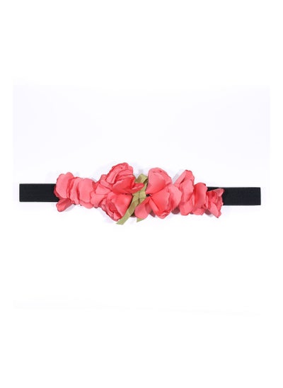 Buy New Corset Elastic Elastic Elastic Womens Dress Decoration Fabric Flower Fashion Belt in UAE