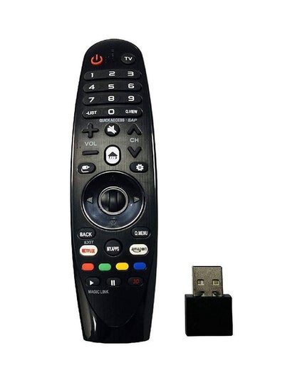 Buy MR-18/600 Replacement Magic TV Remote Control compatible with most LG Televisions Smart TVs Netflix and Prime Hot button Black in UAE