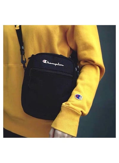 اشتري Logo Messenger Bag Crossbody Bag BLACK في السعودية