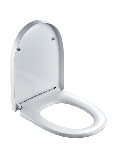 Buy Quiet Soft-Close Toilet Seat Lid Cover, Quick-Attach Hardware, Durable and Removable for Easy Clean in UAE