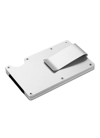 Buy Card Holder Money Clip Silver in UAE