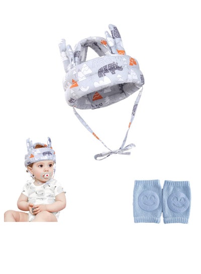 Buy Baby Helmet for Crawling and Walking Infant Safety Helmet Head Protection,Soft Comfortable Knee And Elbow Protective Pads Set For Children in Saudi Arabia