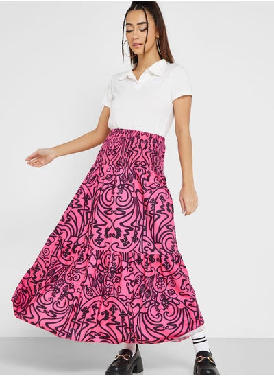 Buy Urban Minx A Line Printed Skirt in UAE