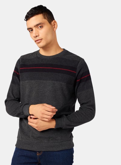 Buy Contrast Stripe Pullover in Egypt