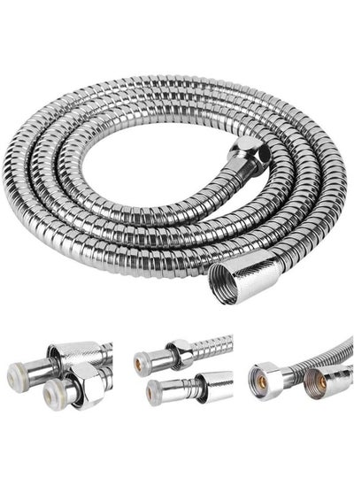 اشتري Shattaf Pipe, Muslim Shower Hose Pipe For Toilet Handshower, Stainless Steel Flexible Explosion-Proof Encryption Hose (1 Meter) في الامارات