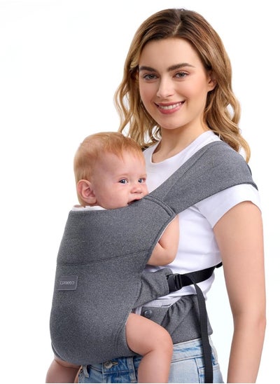 Buy Portable Baby Carrier, Spreadable Wide Shoulder Straps with Ergonomic Support, Lightweight and Compact Baby Wrap Carrier, Cozy Fabric Care for Baby’s Skin, Promotes Healthy Development in UAE