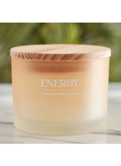 Buy Nourish Energy Jar Candle with Wooden Lid 292 g in Saudi Arabia