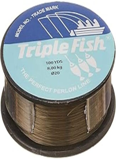 اشتري Triple Fish Fishing Line, 0.20 mm, 100 m - Black في مصر