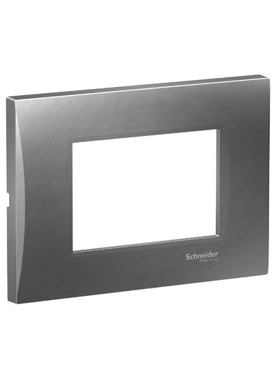 Buy Schneider Electric  Easy Styl, cover frame, 3 modules, smoky grey in Egypt