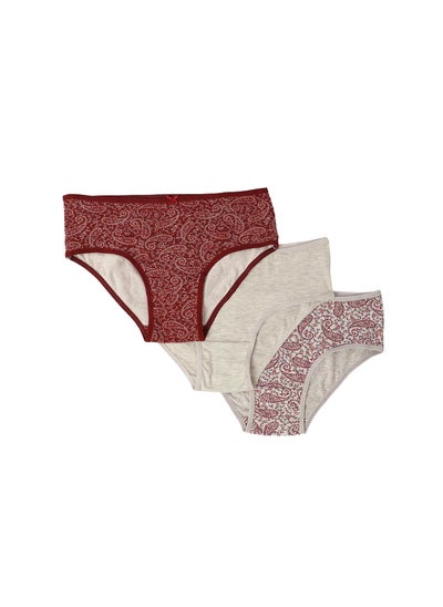 اشتري Carina Pack of 3 Cotton Brief Panties في مصر