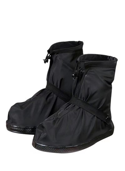 اشتري Shoe Covers for Rain and Snow Boot Covers Reusable Foldable Rain Shoes Cover 3XL في الامارات