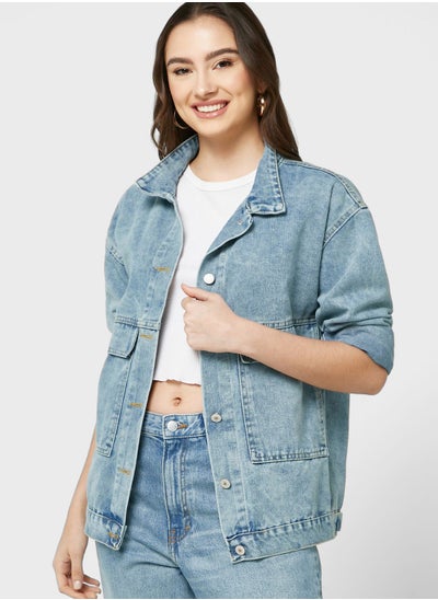 Buy Oversized Denim Jacket in UAE