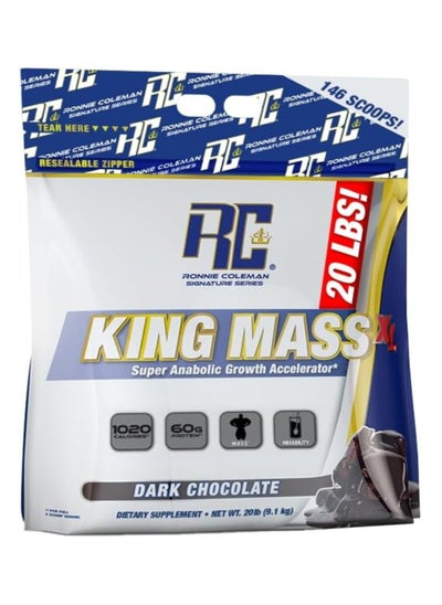 Buy RC King Mass Xl Gainer 20 LBs Dark Chocolate Flavor in UAE